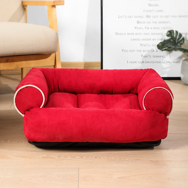 Luxury Pet Sofa Bed – Extra-Soft Comfort for Dogs & Cats