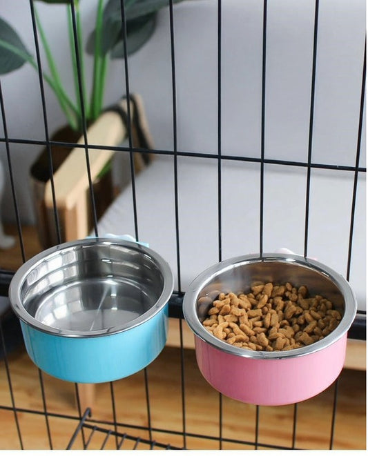 Anti-Tip Stainless Steel Pet Bowl for Dogs and Cats